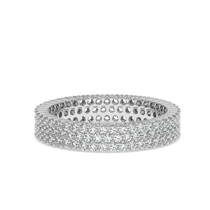 18K White Gold Roban Eternity Band