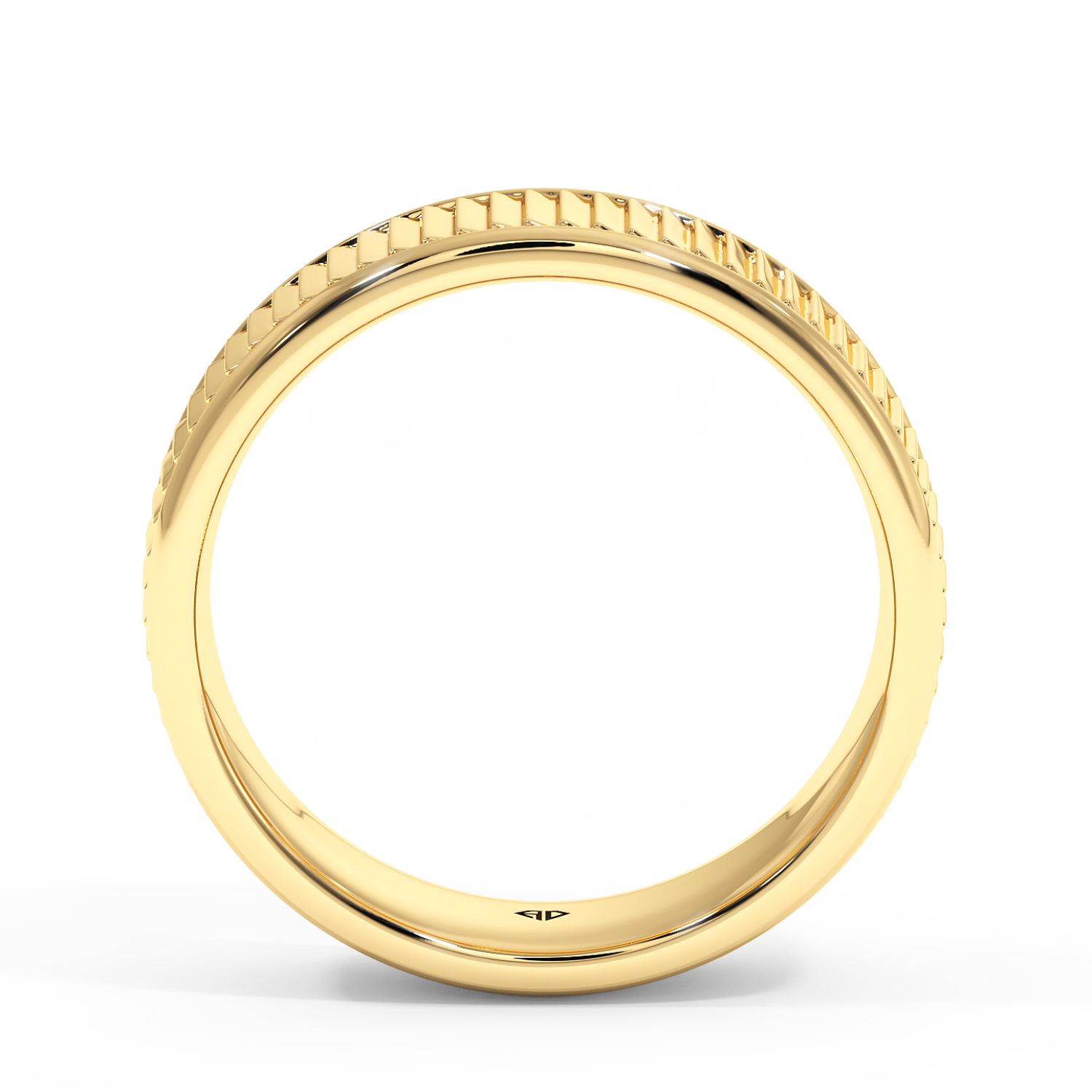 18K Yellow Gold RING-071 Wedding Band