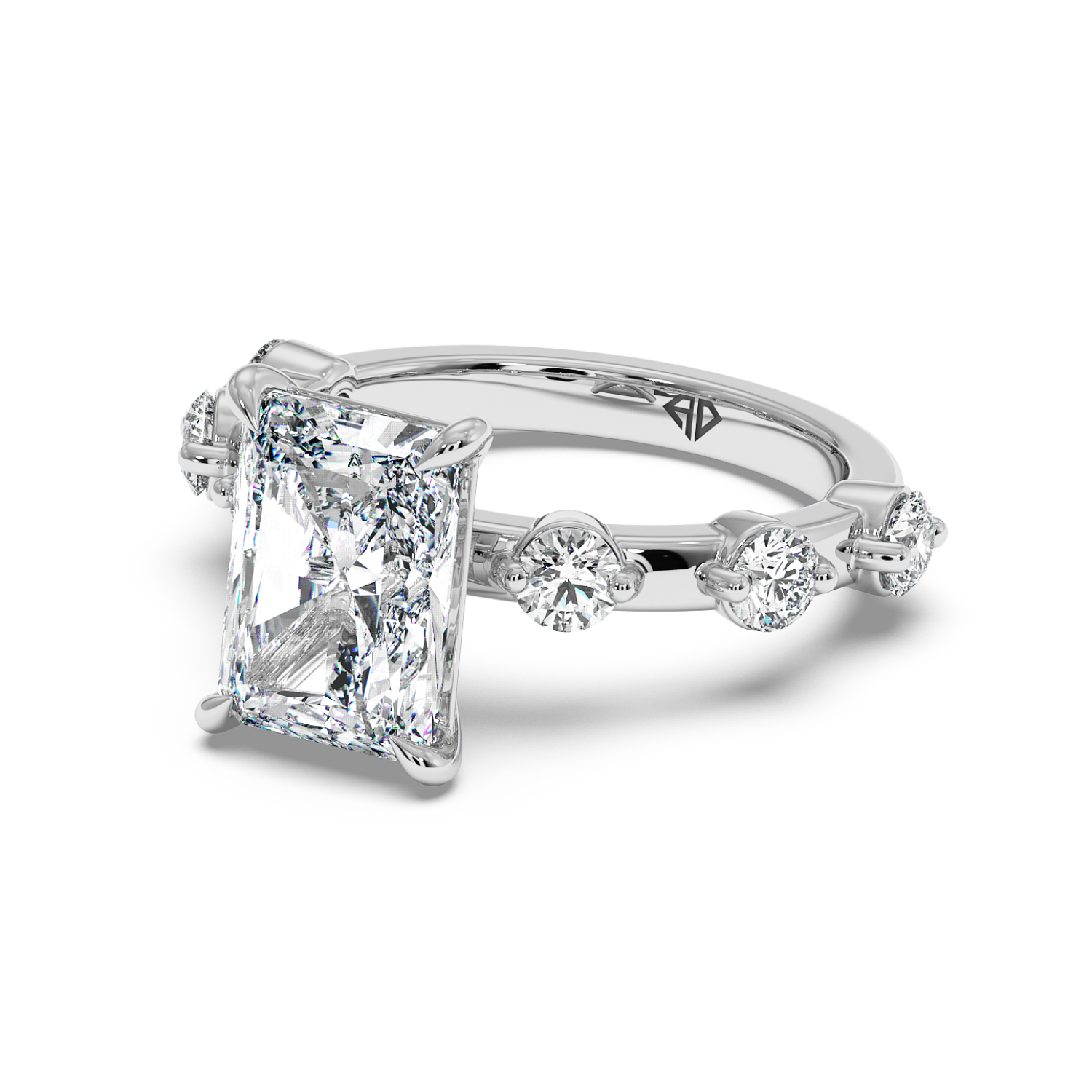 Platinum RING-072 Engagement Ring