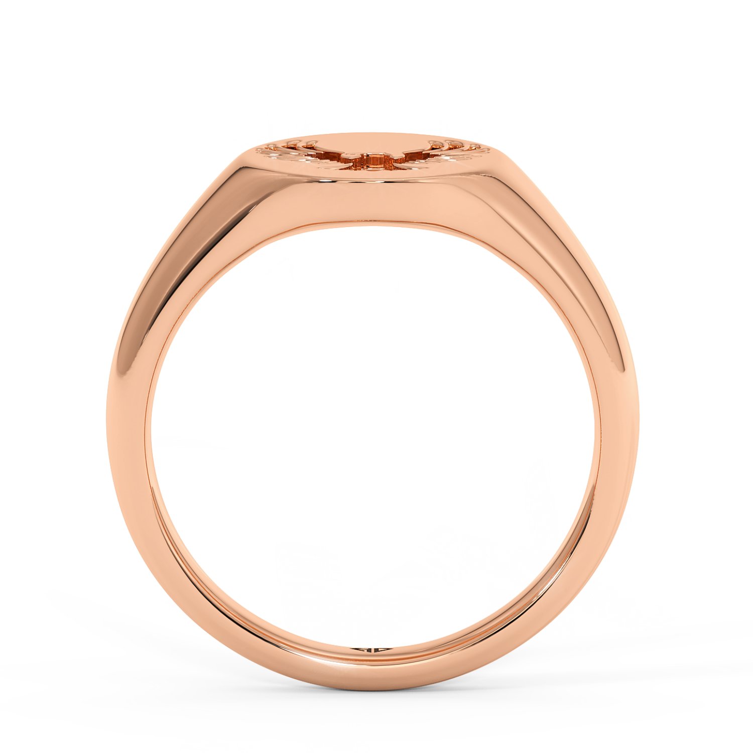 18K Rose Gold RING-075 Segnet Ring