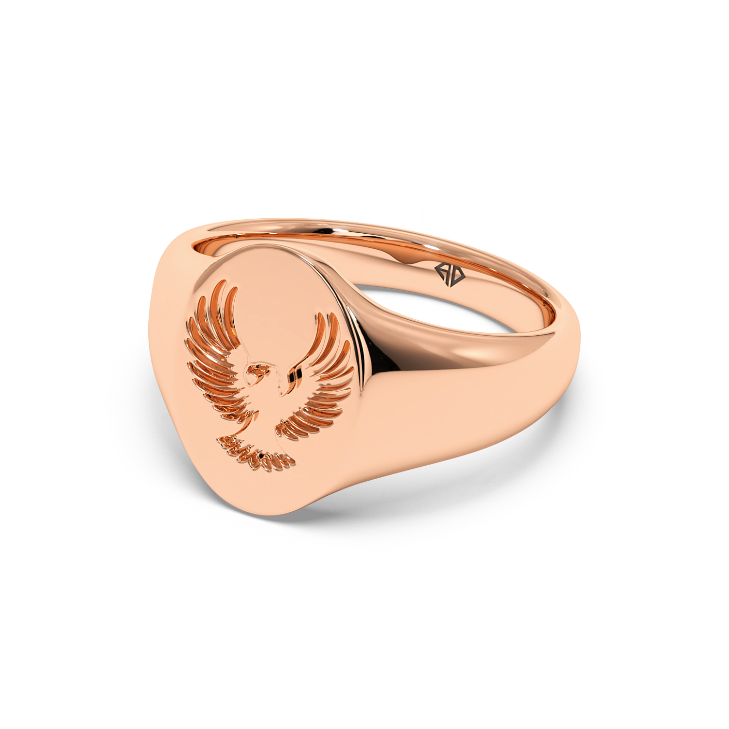 18K Rose Gold RING-075 Segnet Ring