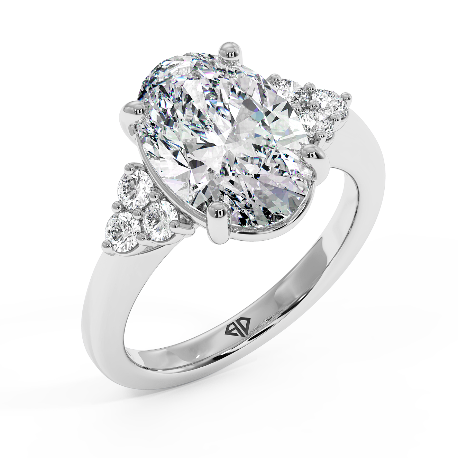 Platinum RING-081 Engagement Ring