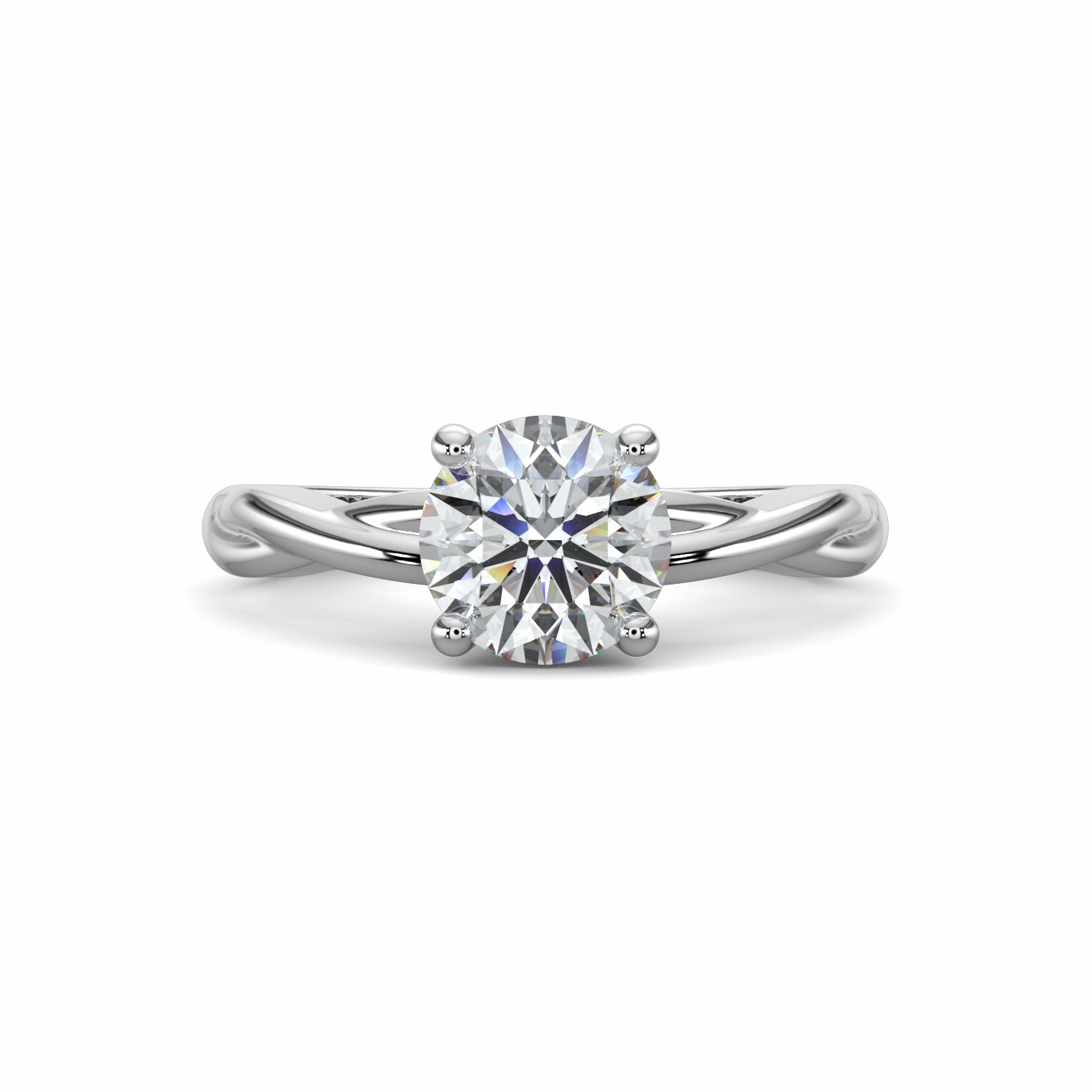 18K White Gold Holly Engagement Ring