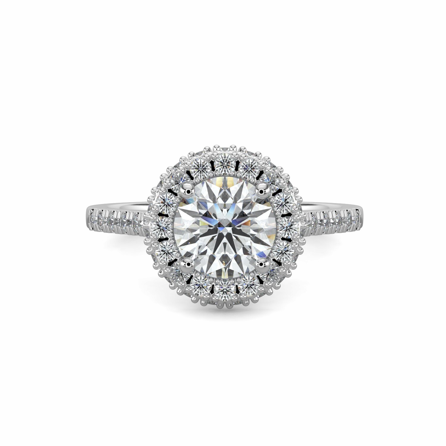 18K White Gold Calista Engagement Ring