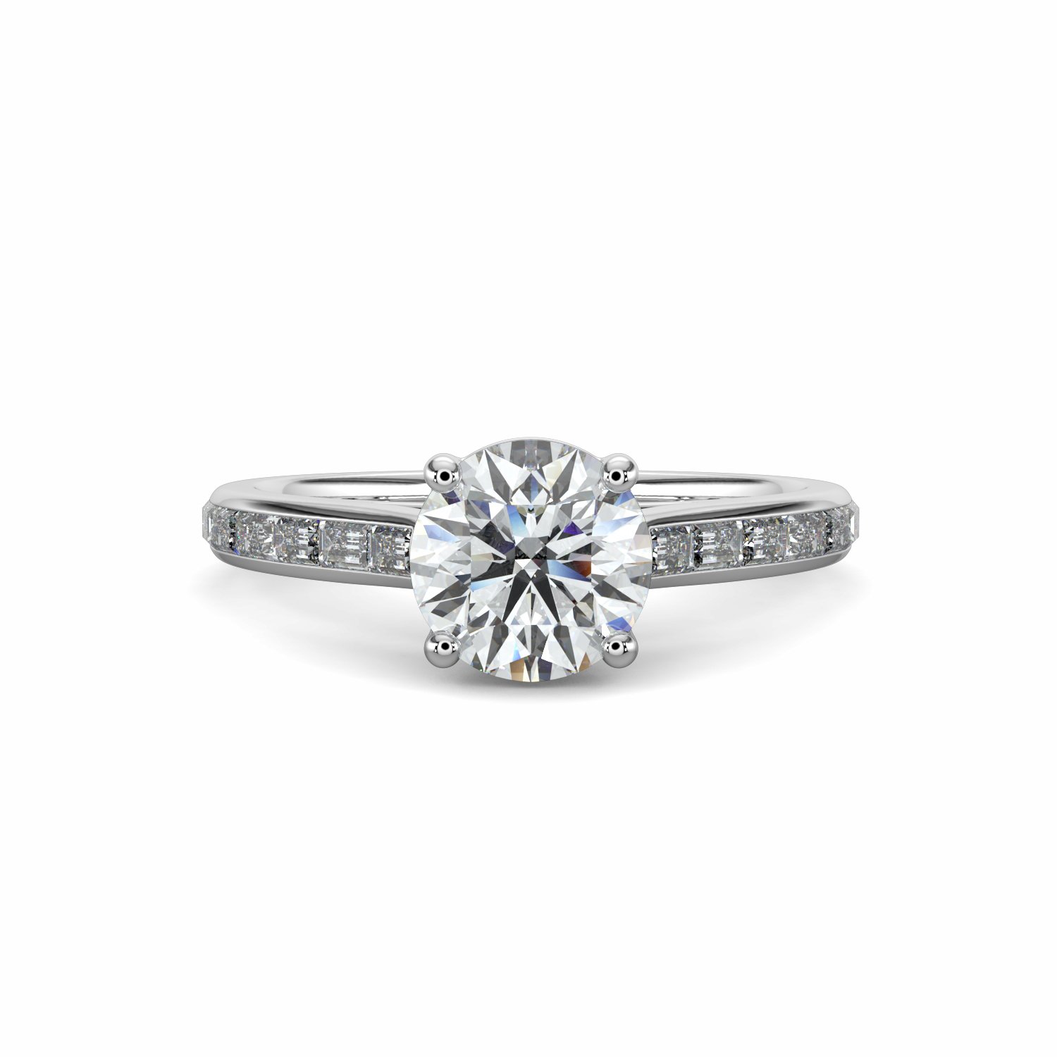 18K White Gold Kaya Engagement Ring