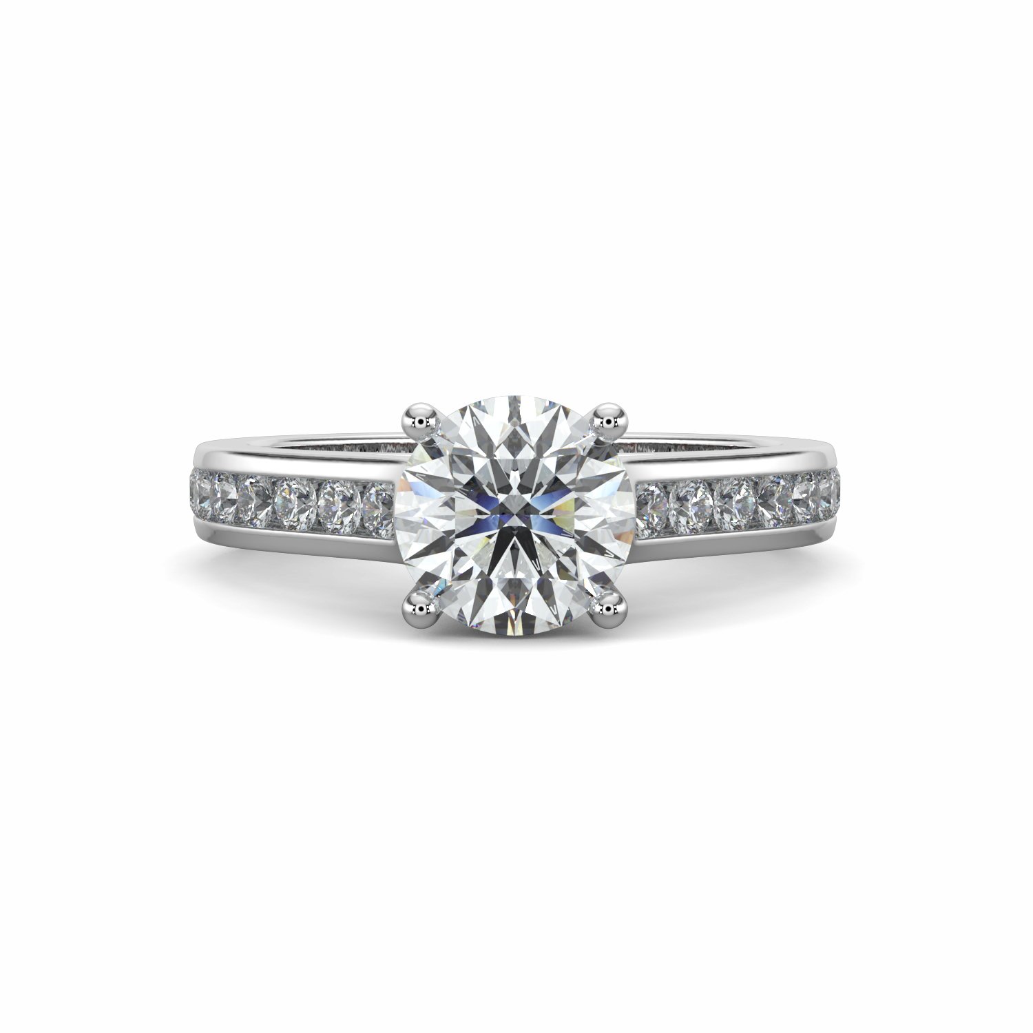 18K White Gold Vanessa Engagement Ring