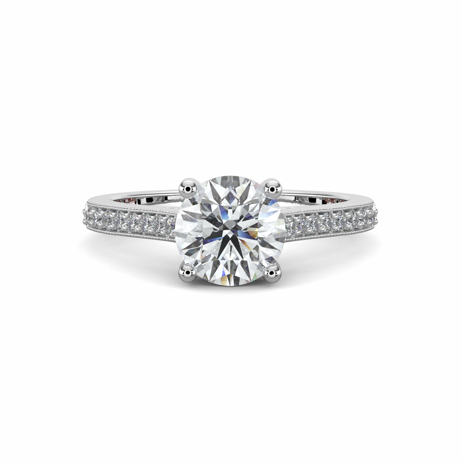 18K White Gold Edith Engagement Ring