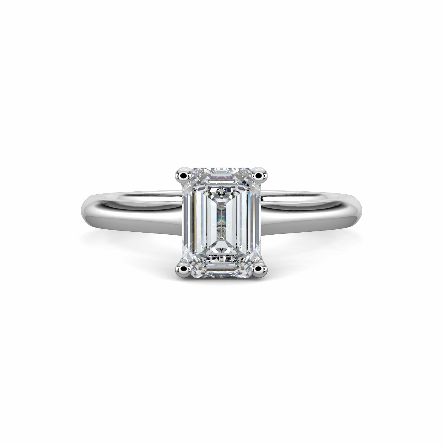 18K White Gold Indiyah Engagement Ring