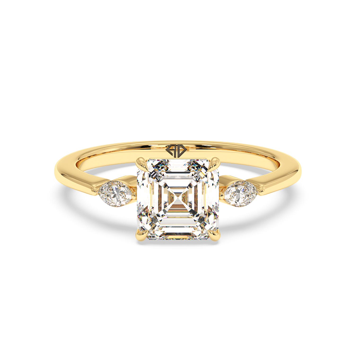 18K Yellow Gold Montana Engagement Ring