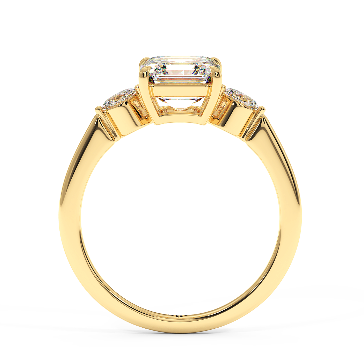 18K Yellow Gold Montana Engagement Ring