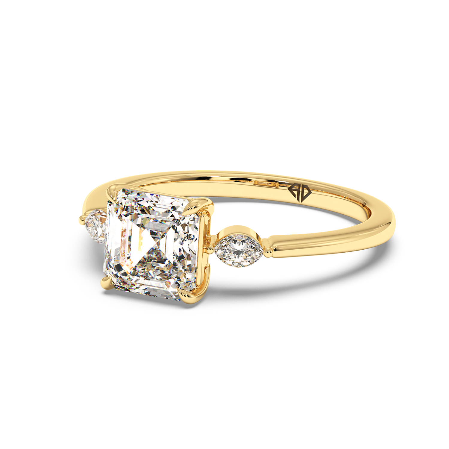 18K Yellow Gold Montana Engagement Ring