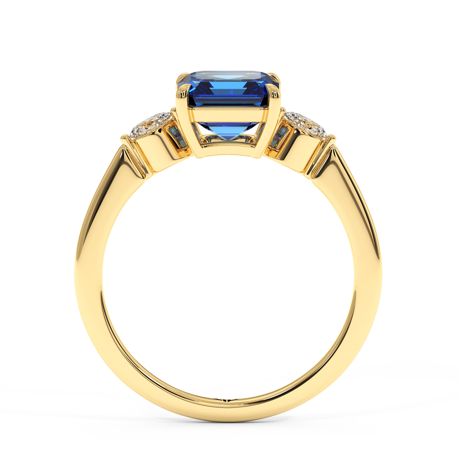 18K Yellow Gold Montana Engagement Ring