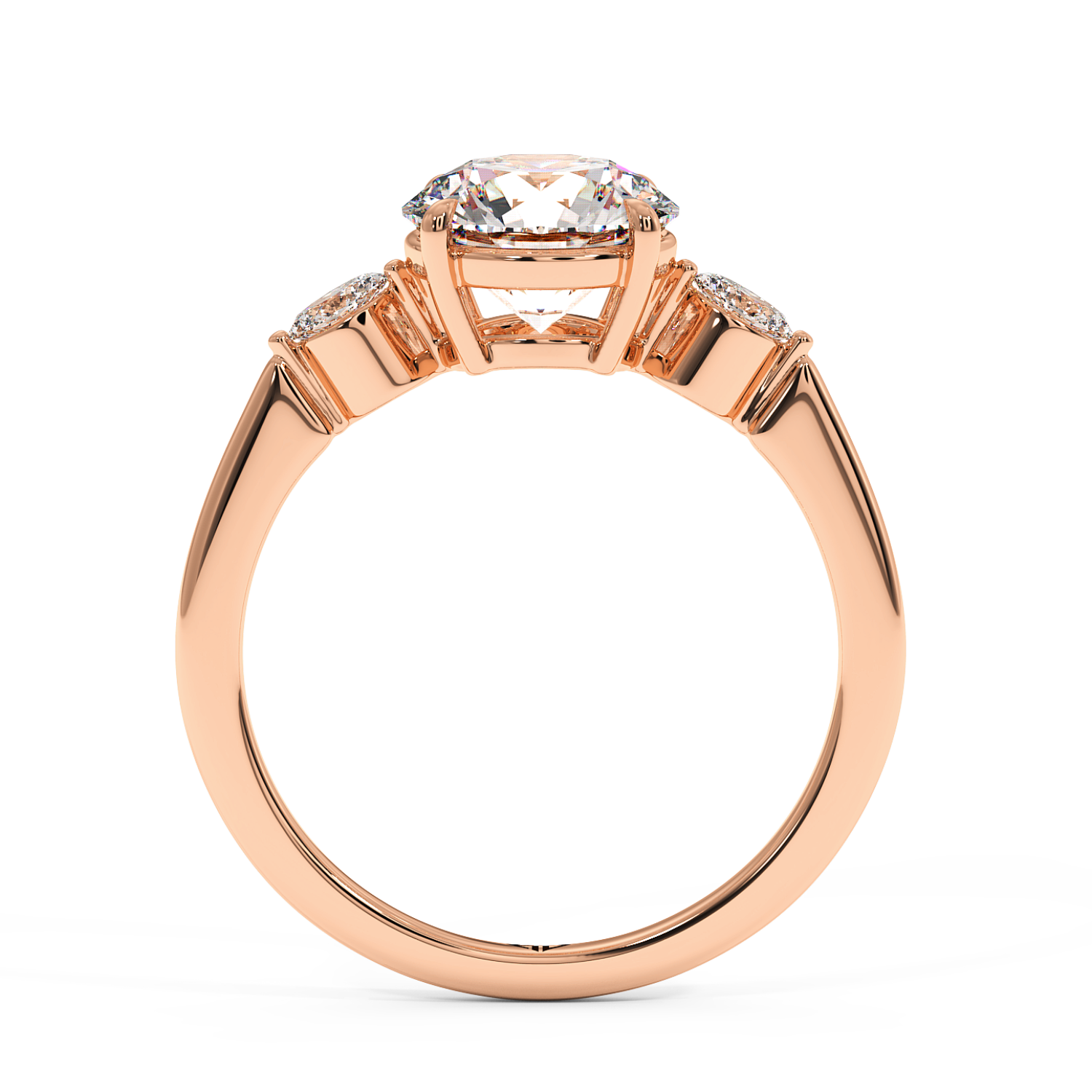 18K Rose Gold Montana Engagement Ring