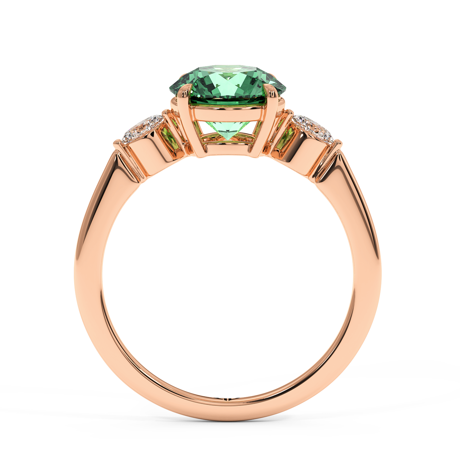 18K Rose Gold Montana Engagement Ring