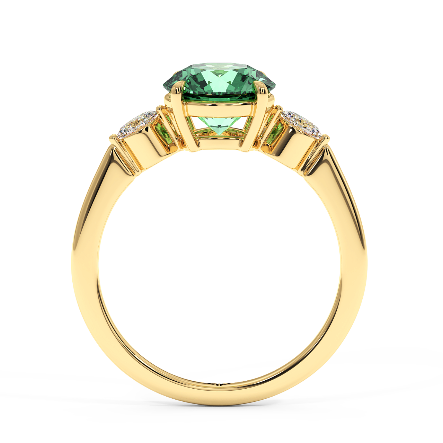 18K Yellow Gold Montana Engagement Ring