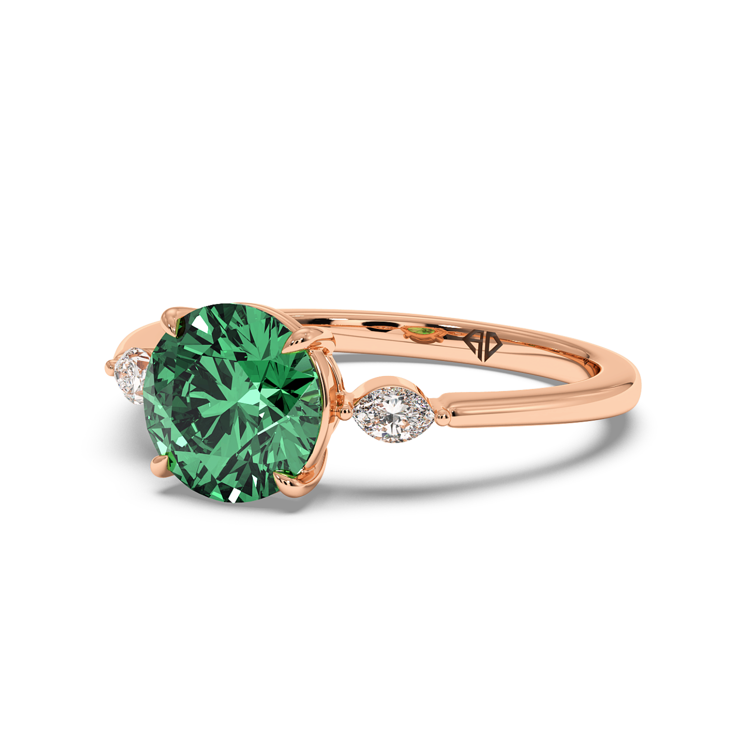 18K Rose Gold Montana Engagement Ring