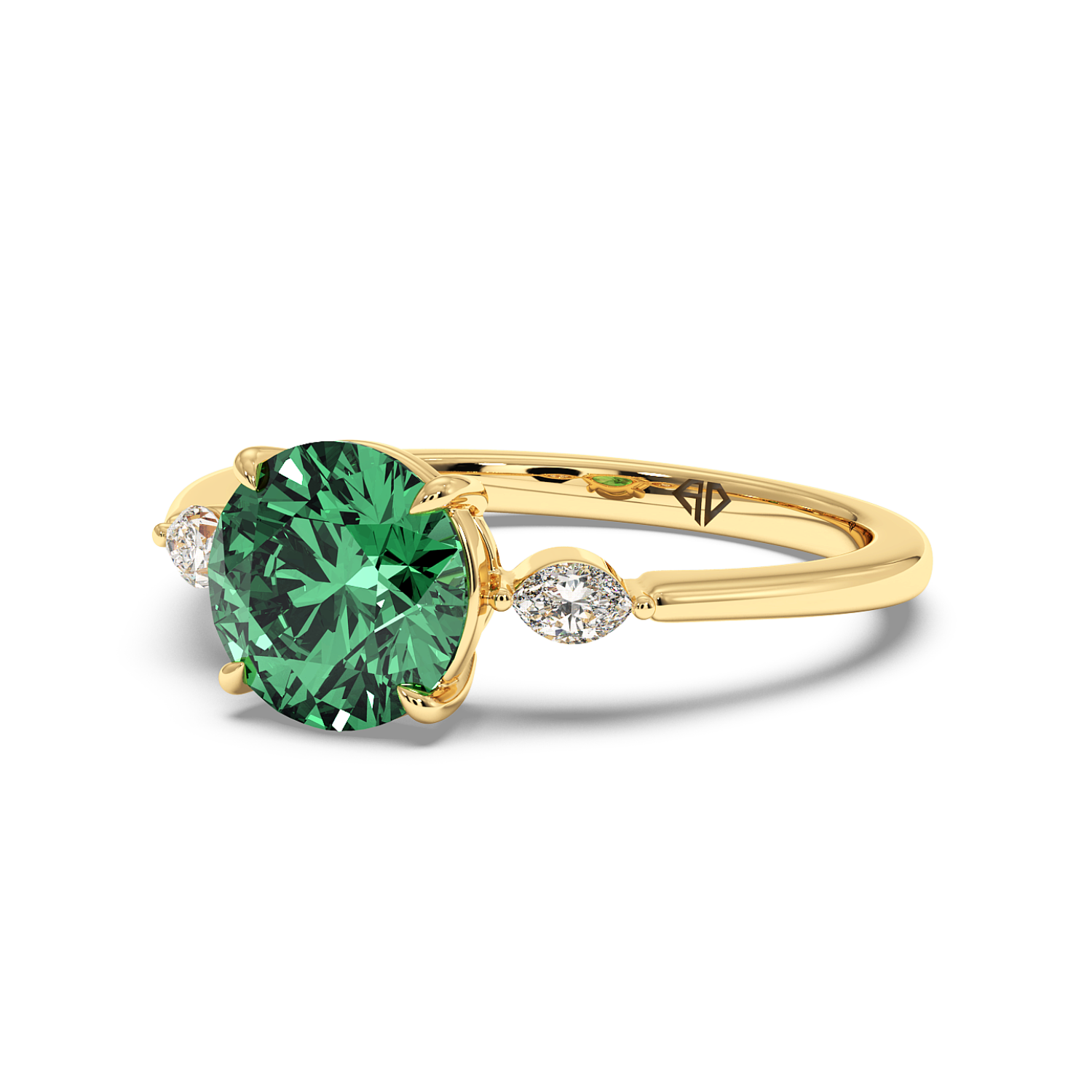 18K Yellow Gold Montana Engagement Ring