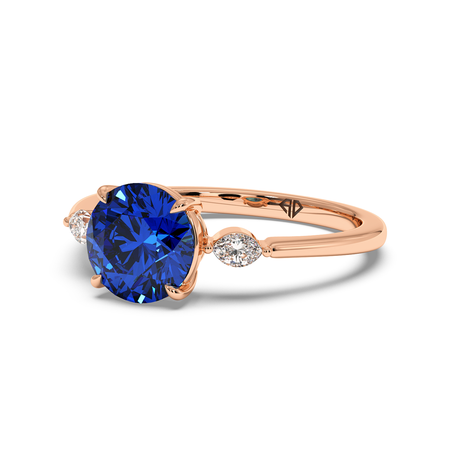 18K Rose Gold Montana Engagement Ring