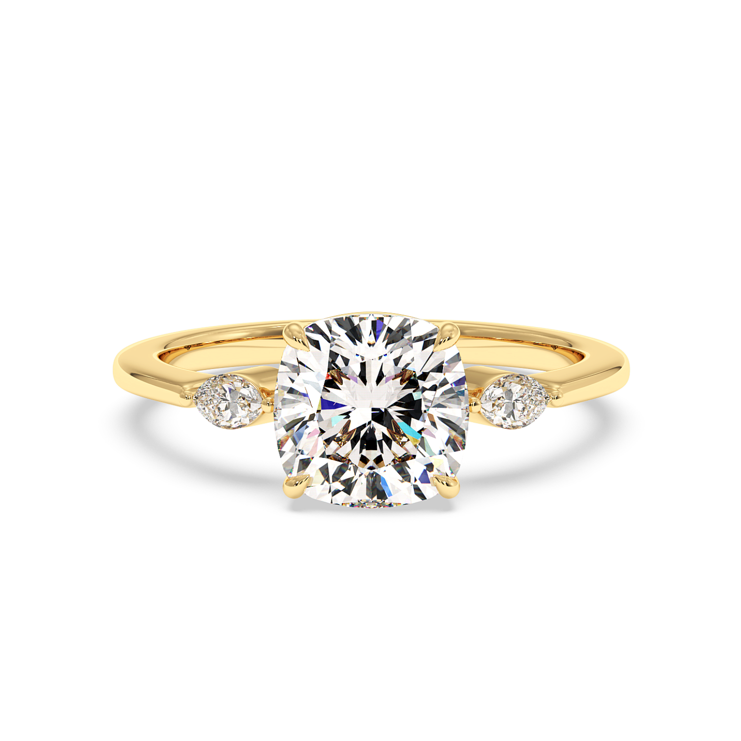 18K Yellow Gold Montana Engagement Ring