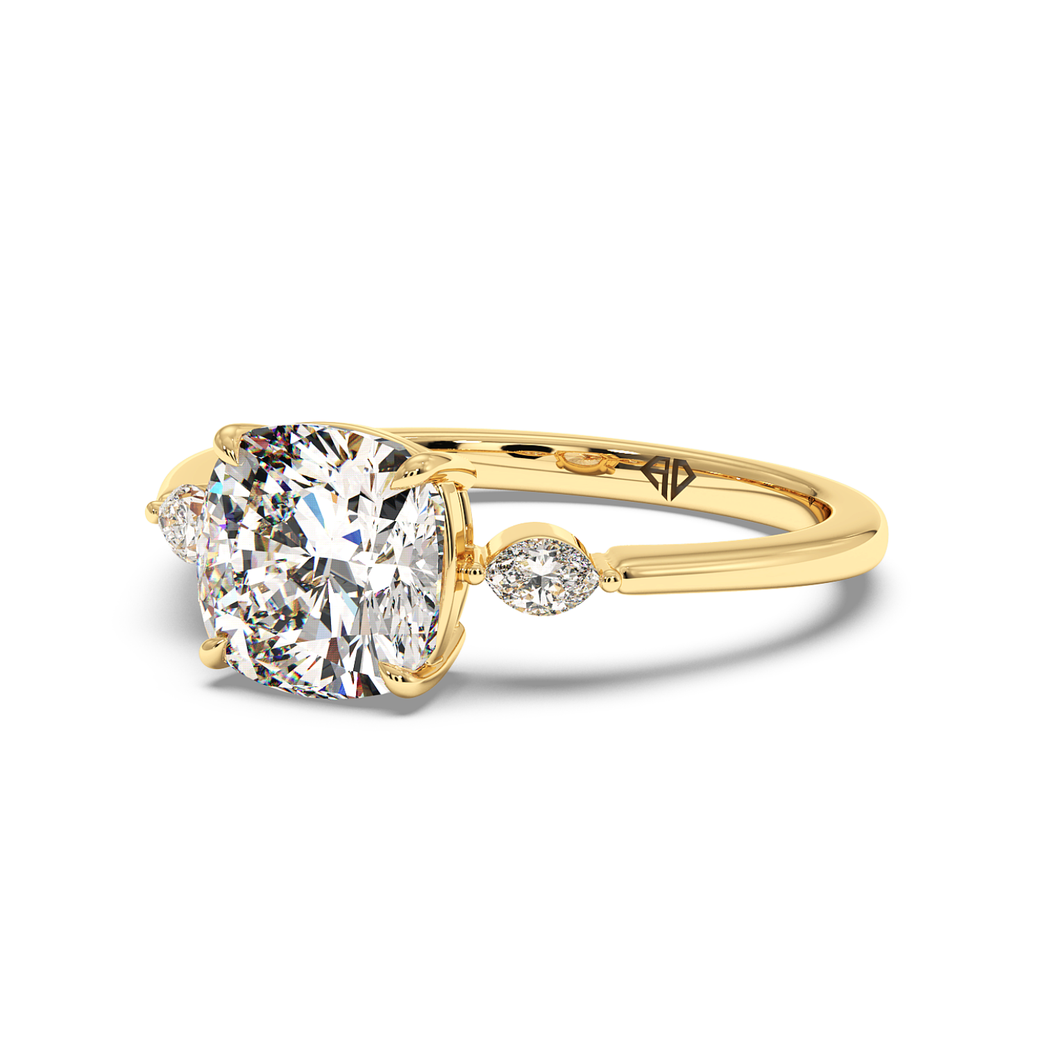 18K Yellow Gold Montana Engagement Ring