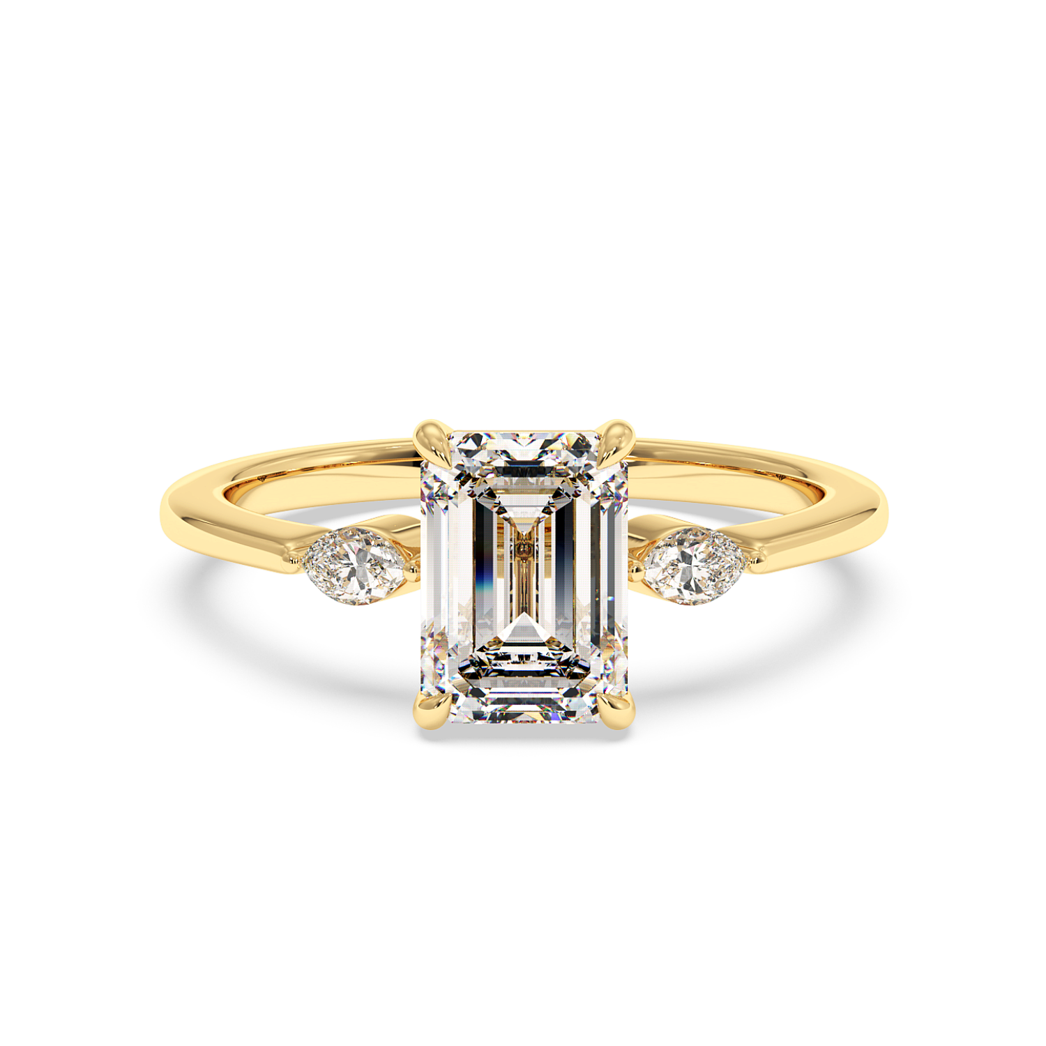 18K Yellow Gold Montana Engagement Ring