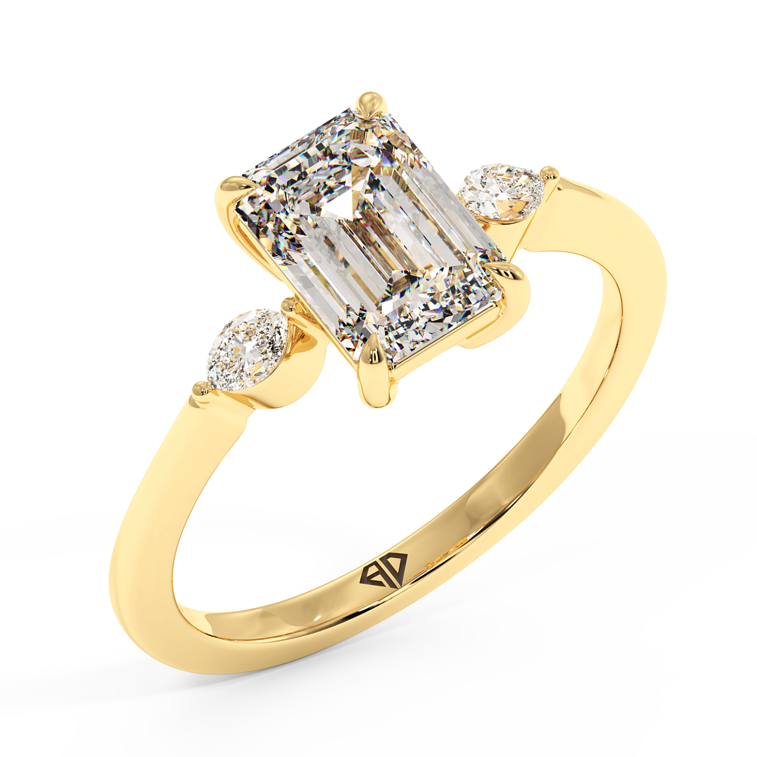 18K Yellow Gold Montana Engagement Ring