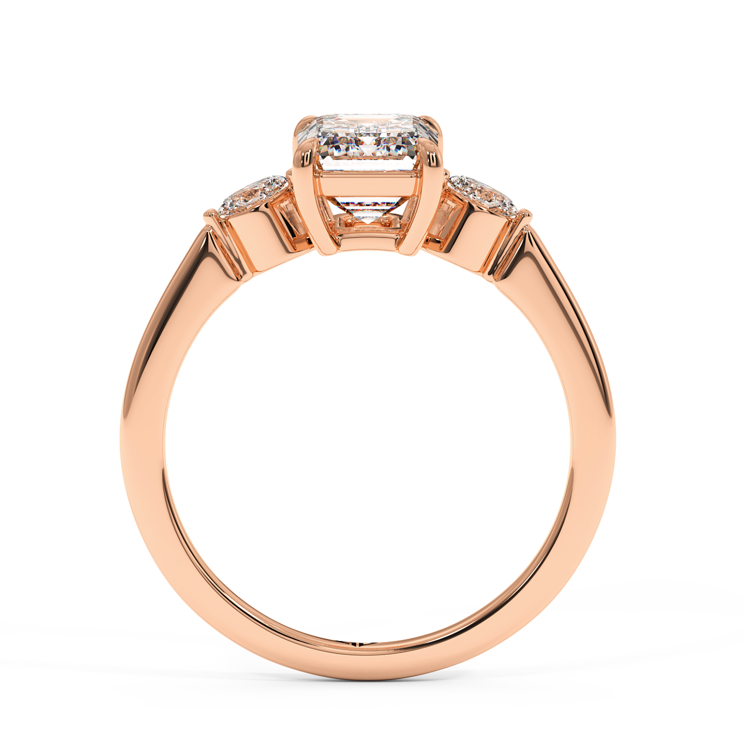 18K Rose Gold Montana Engagement Ring