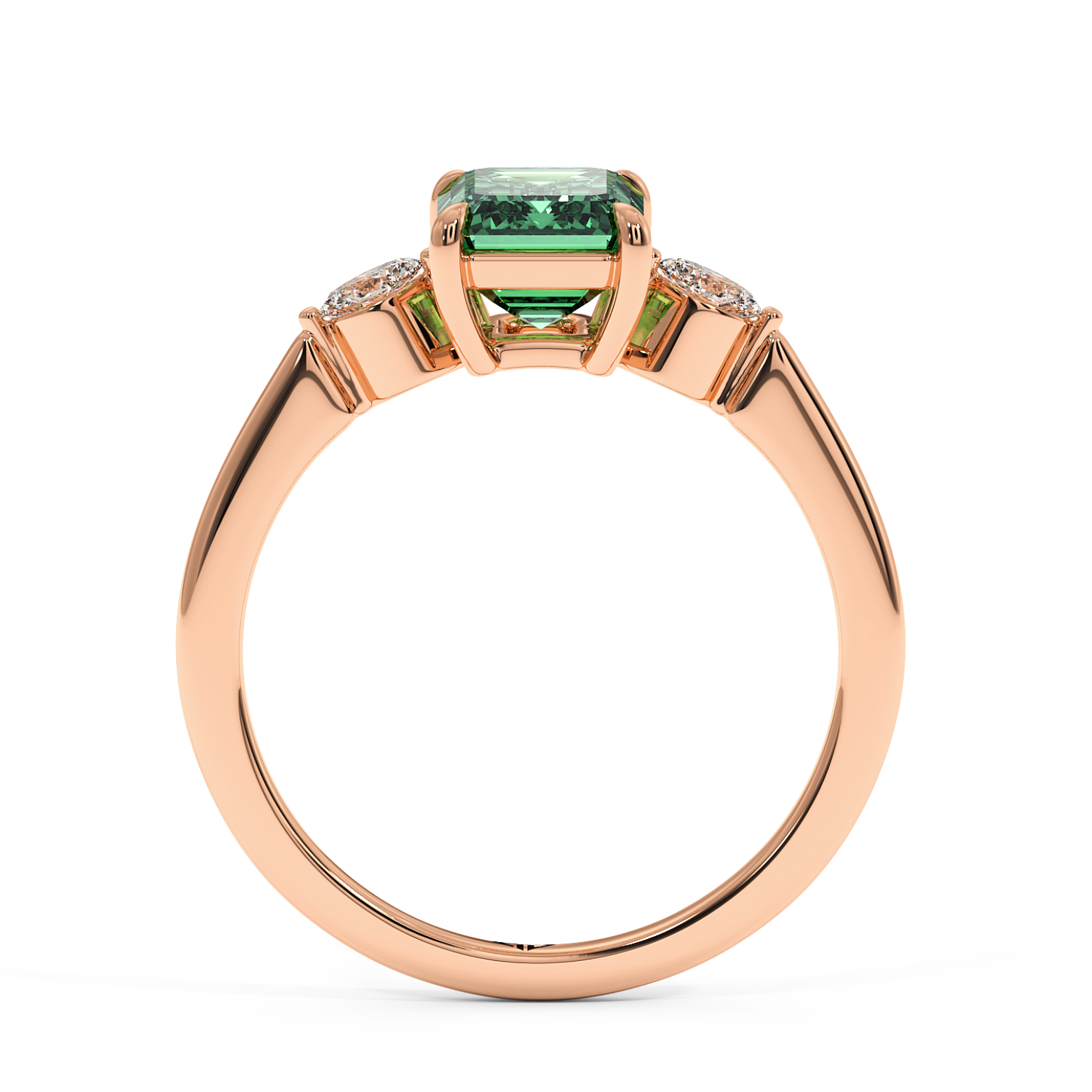 18K Rose Gold Montana Engagement Ring