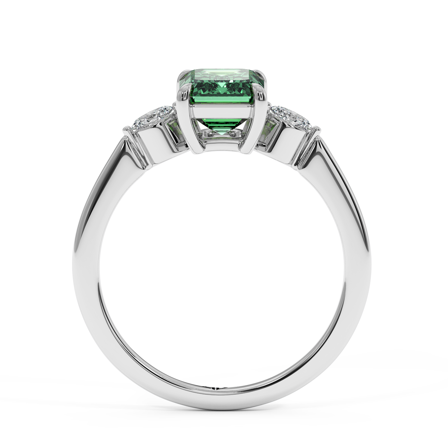 18K White Gold Montana Engagement Ring