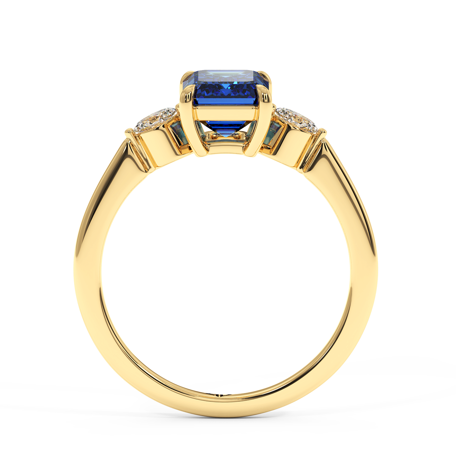 18K Yellow Gold Montana Engagement Ring