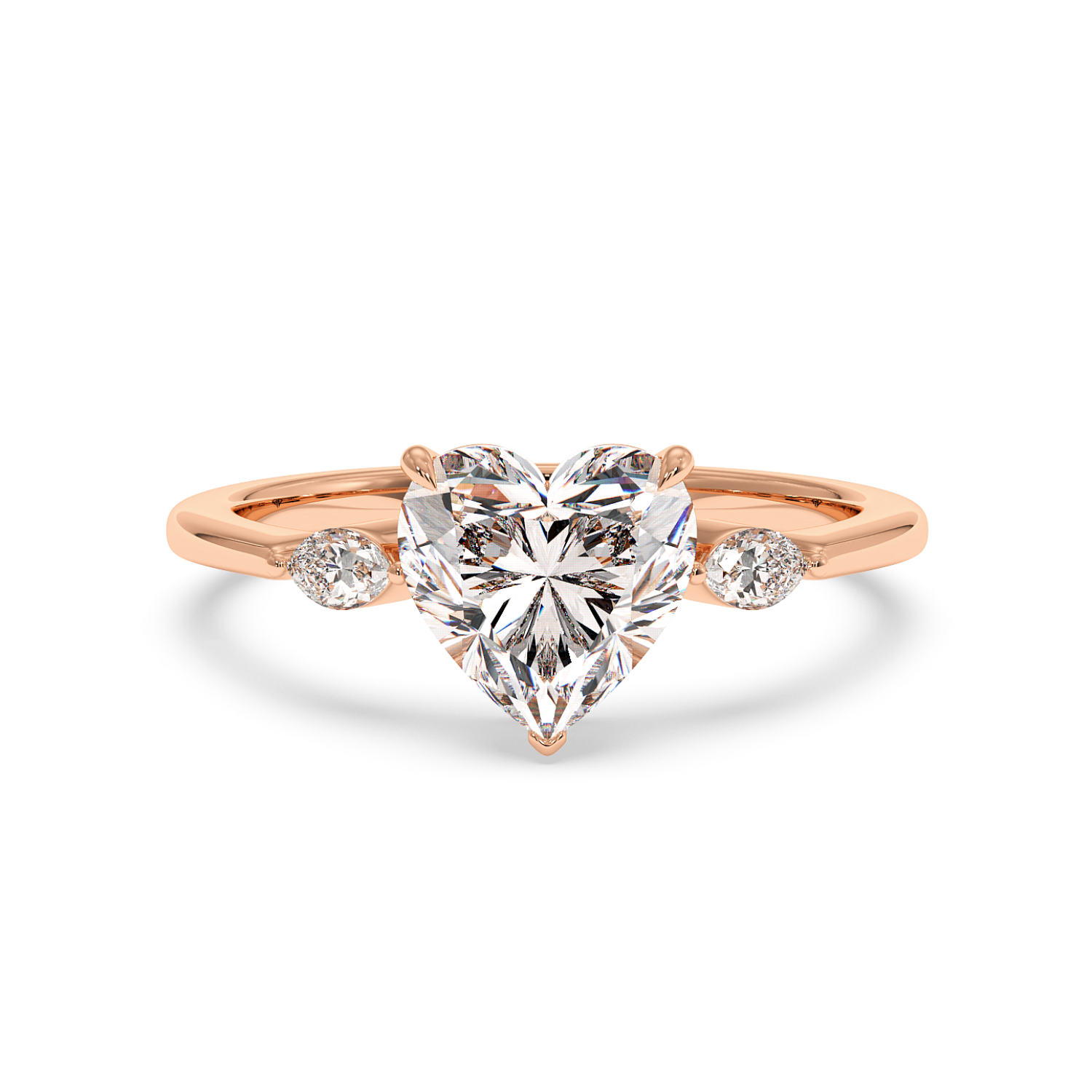 18K Rose Gold Montana Engagement Ring