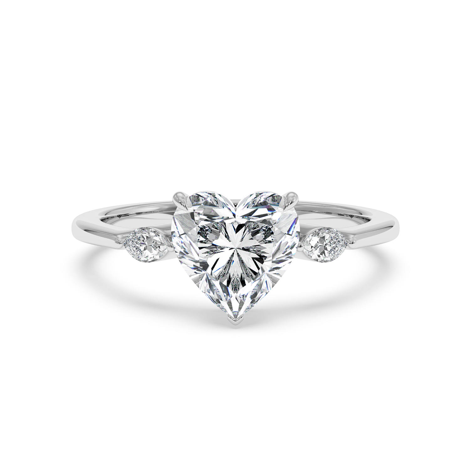 18K White Gold Montana Engagement Ring