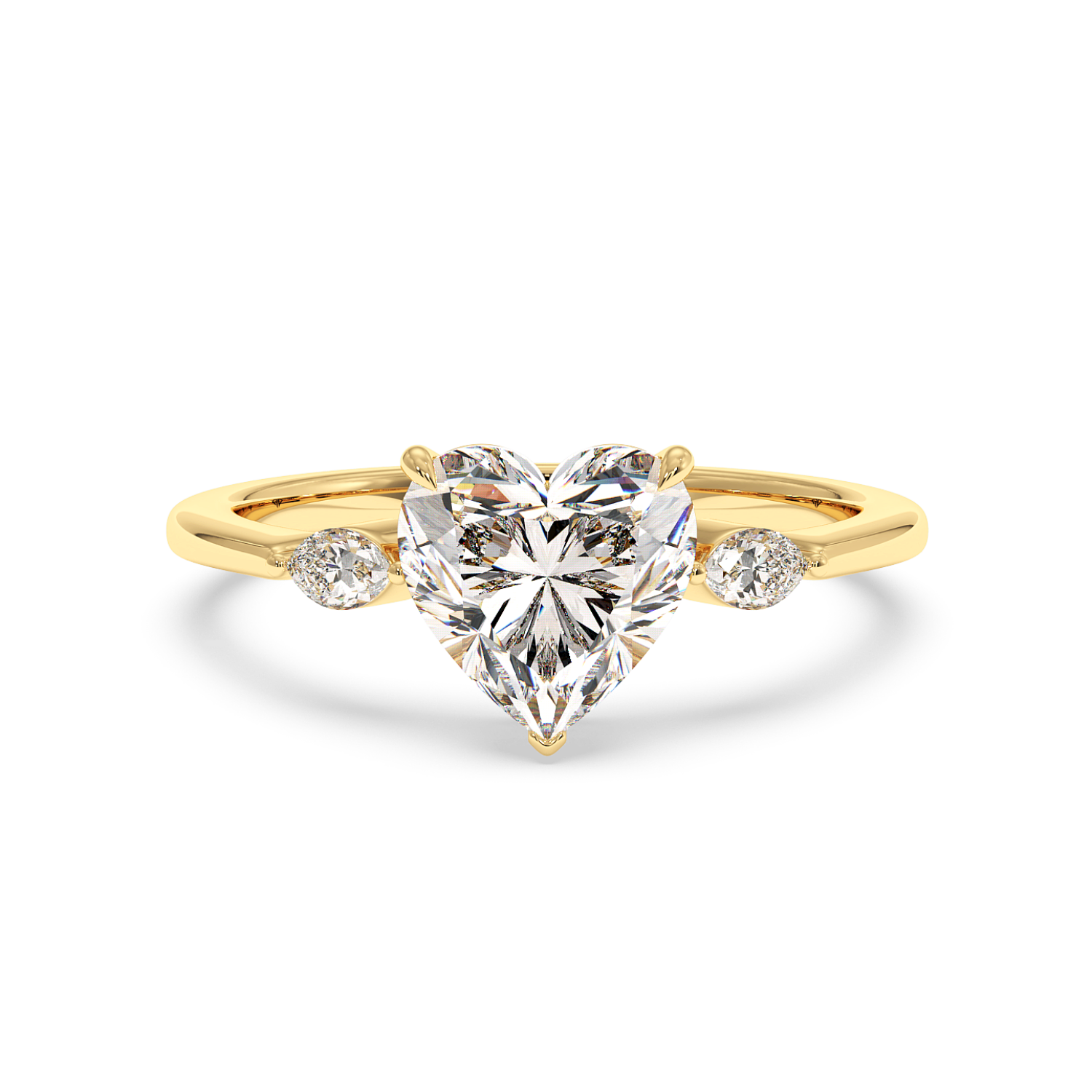 18K Yellow Gold Montana Engagement Ring