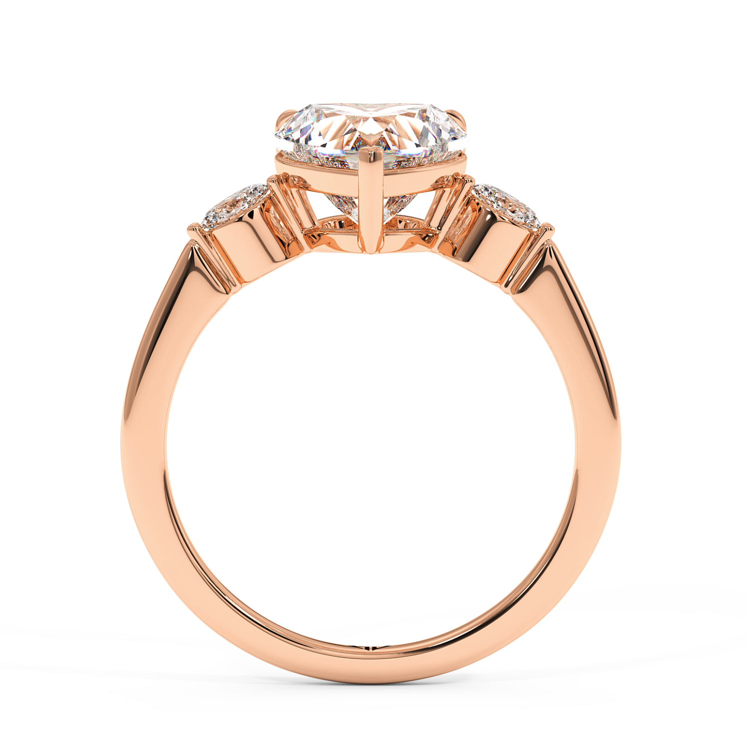 18K Rose Gold Montana Engagement Ring