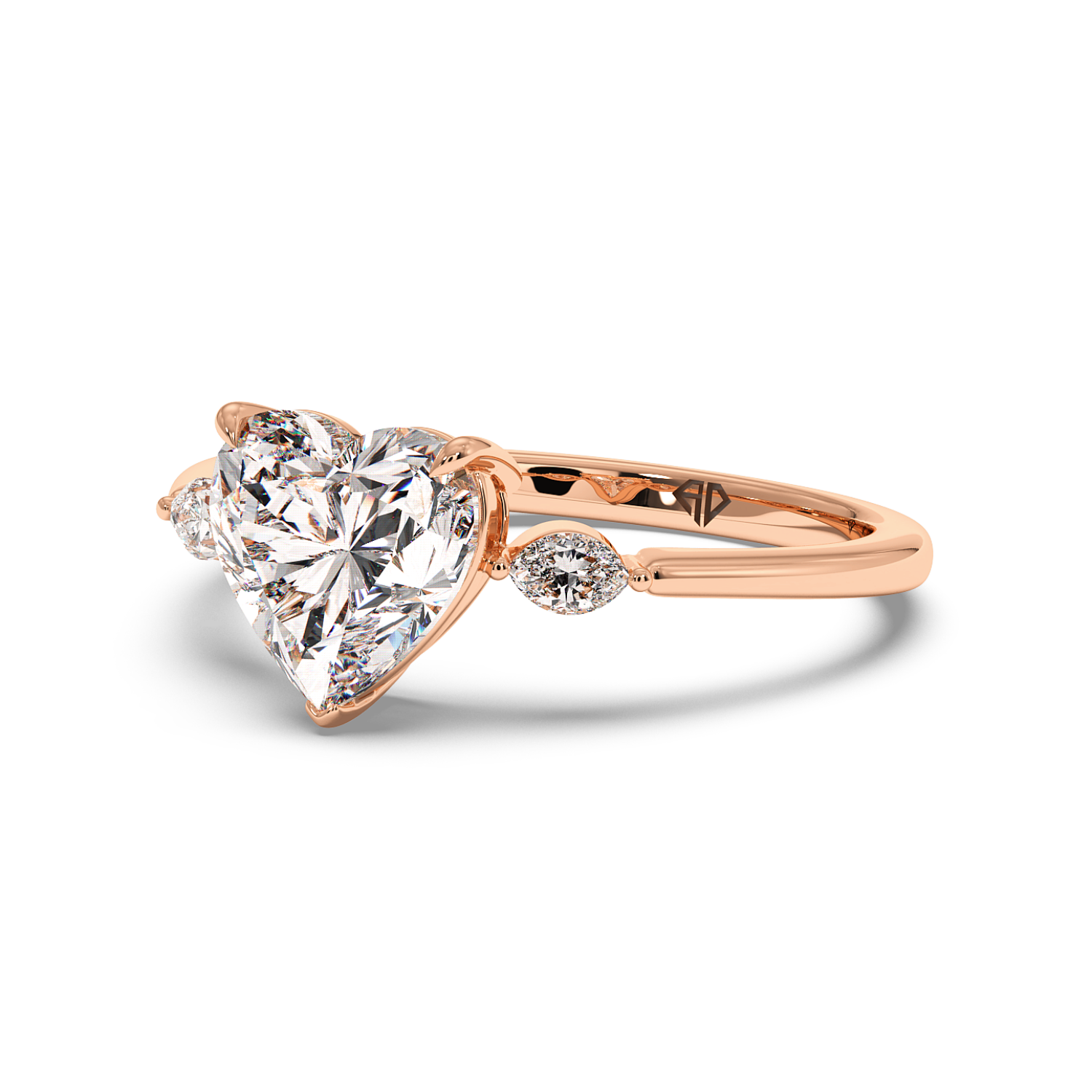 18K Rose Gold Montana Engagement Ring