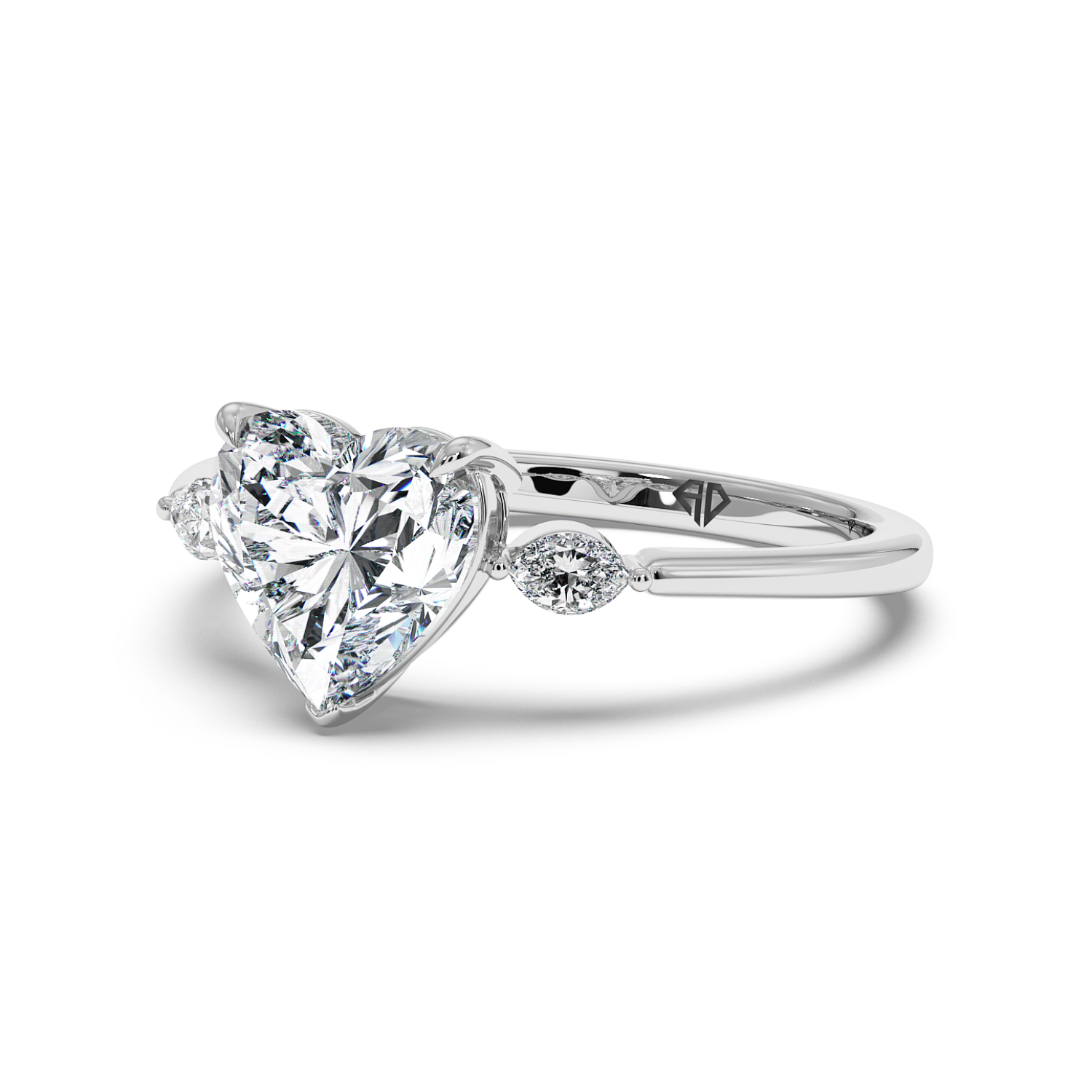 18K White Gold Montana Engagement Ring