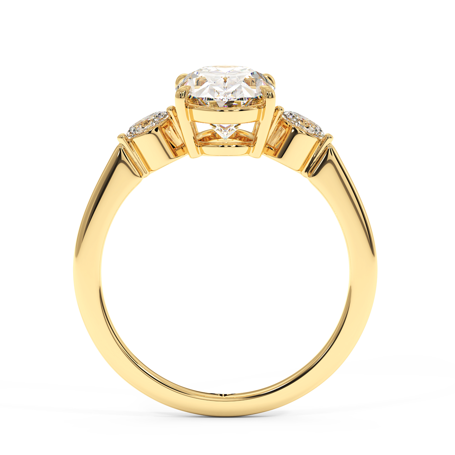 18K Yellow Gold Montana Engagement Ring