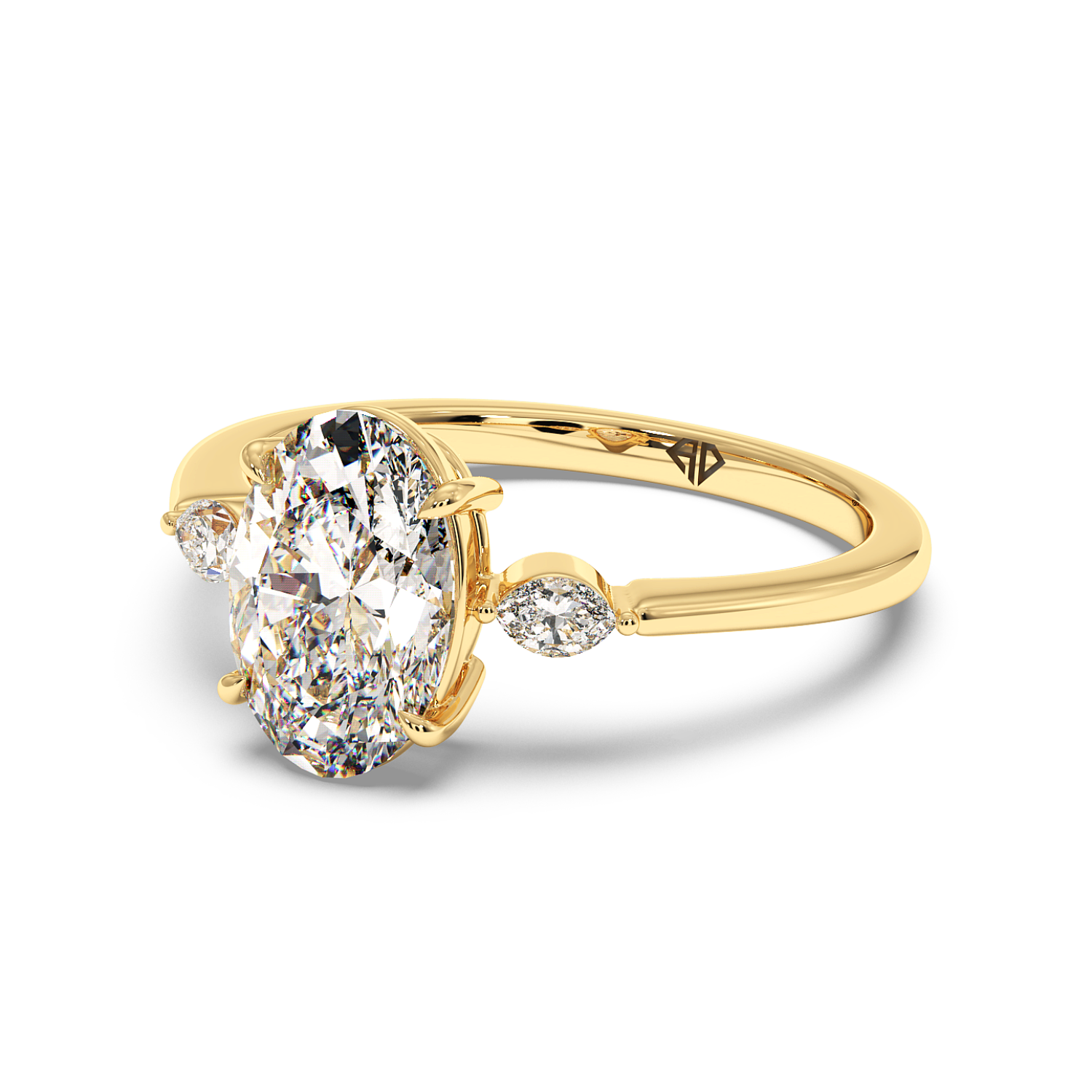 18K Yellow Gold Montana Engagement Ring