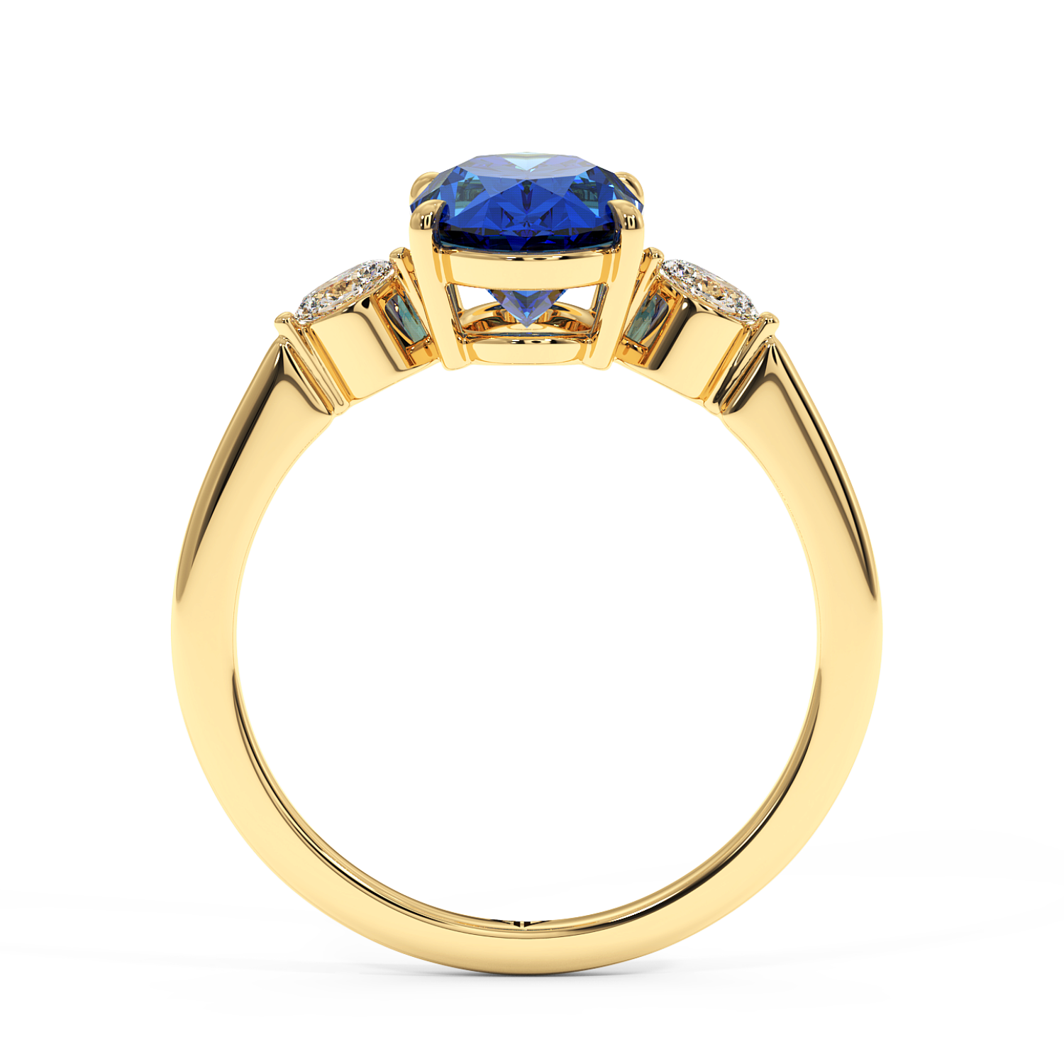 18K Yellow Gold Montana Engagement Ring