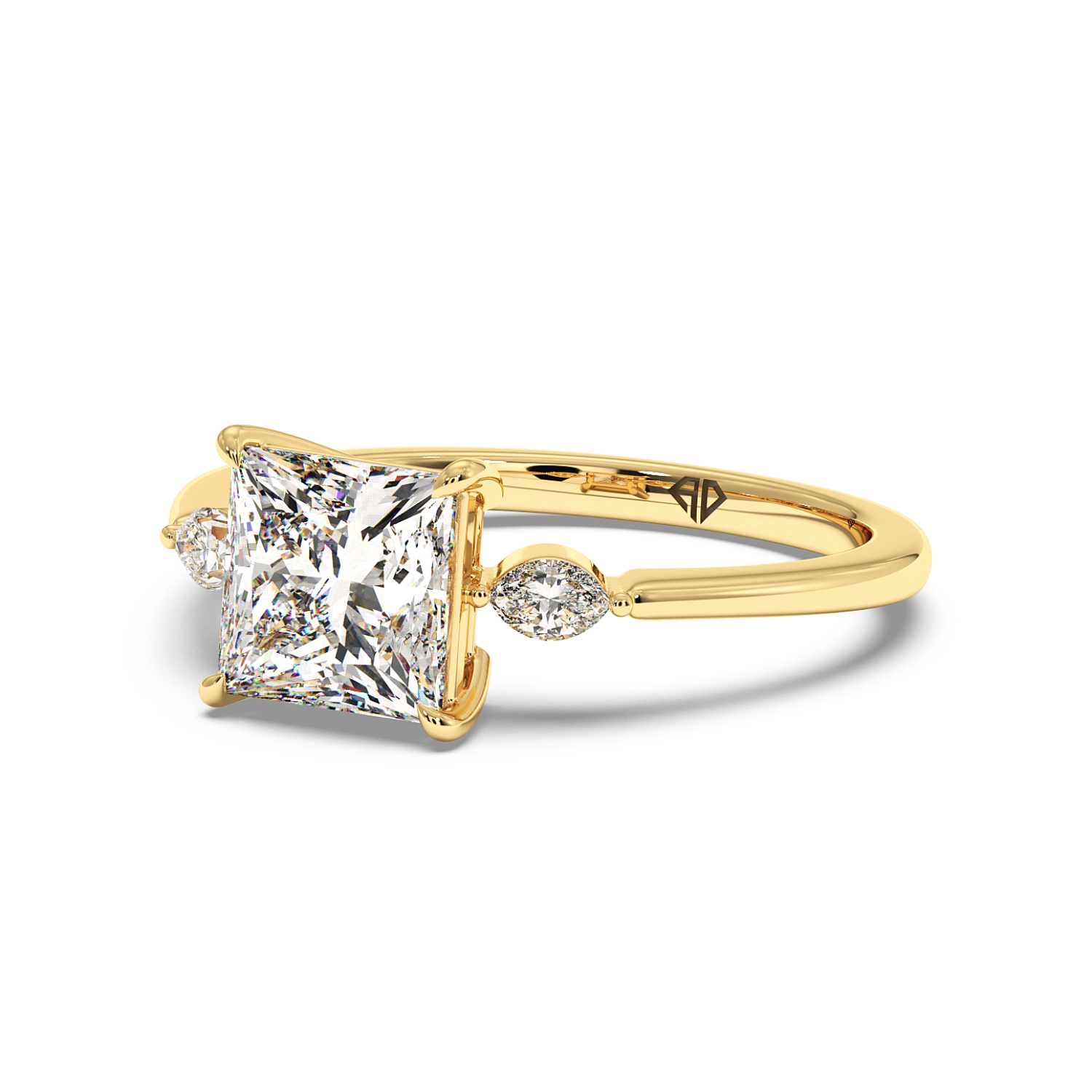 18K Yellow Gold Montana Engagement Ring