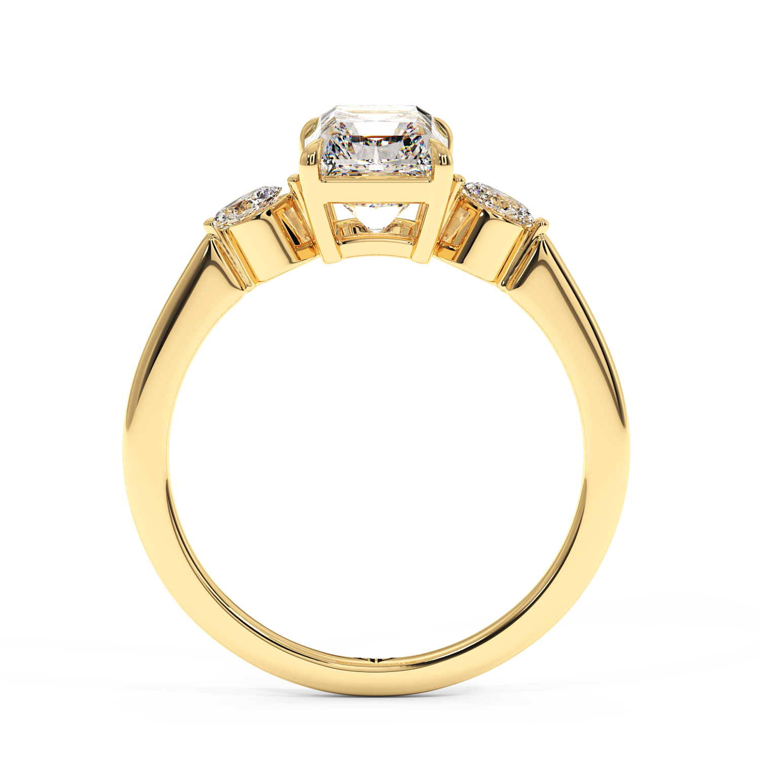 18K Yellow Gold Montana Engagement Ring