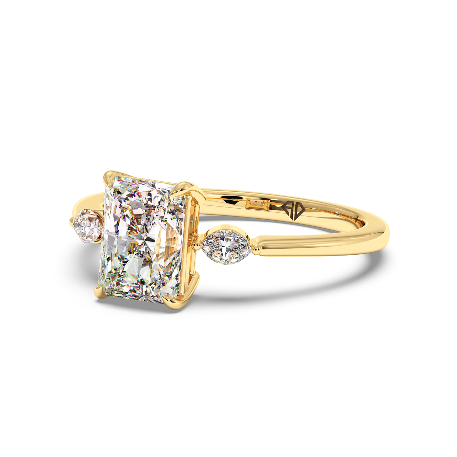 18K Yellow Gold Montana Engagement Ring