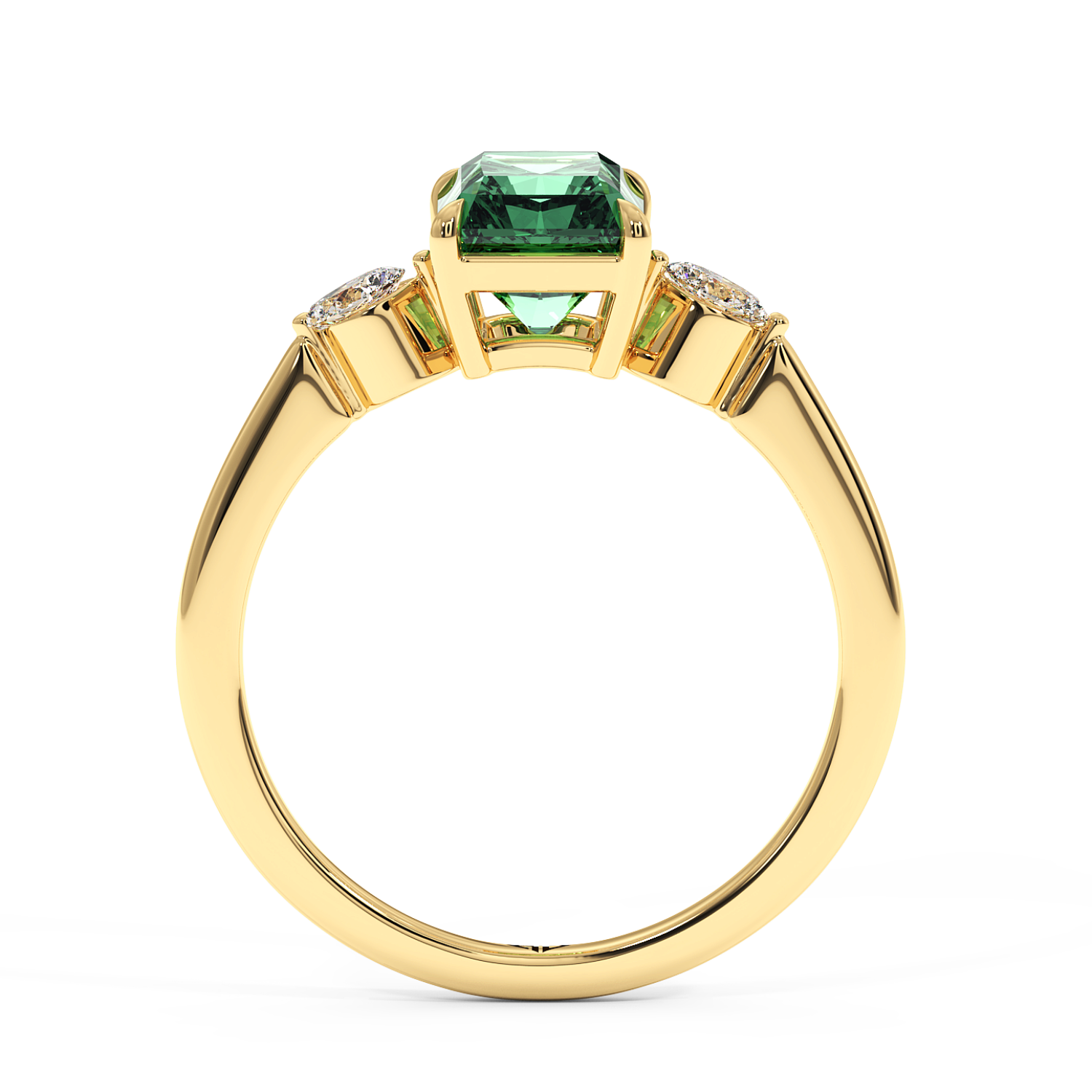 18K Yellow Gold Montana Engagement Ring