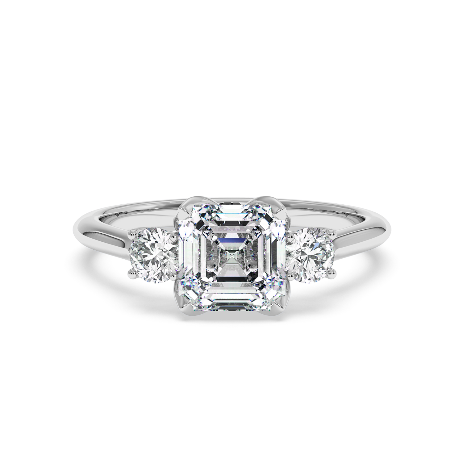 18K White Gold Dolce Engagement Ring