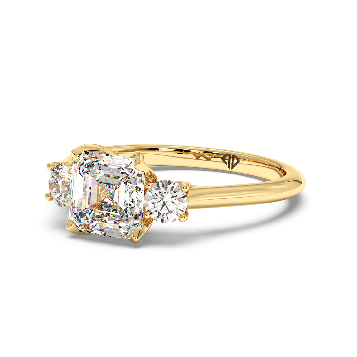 18K Yellow Gold Dolce Engagement Ring