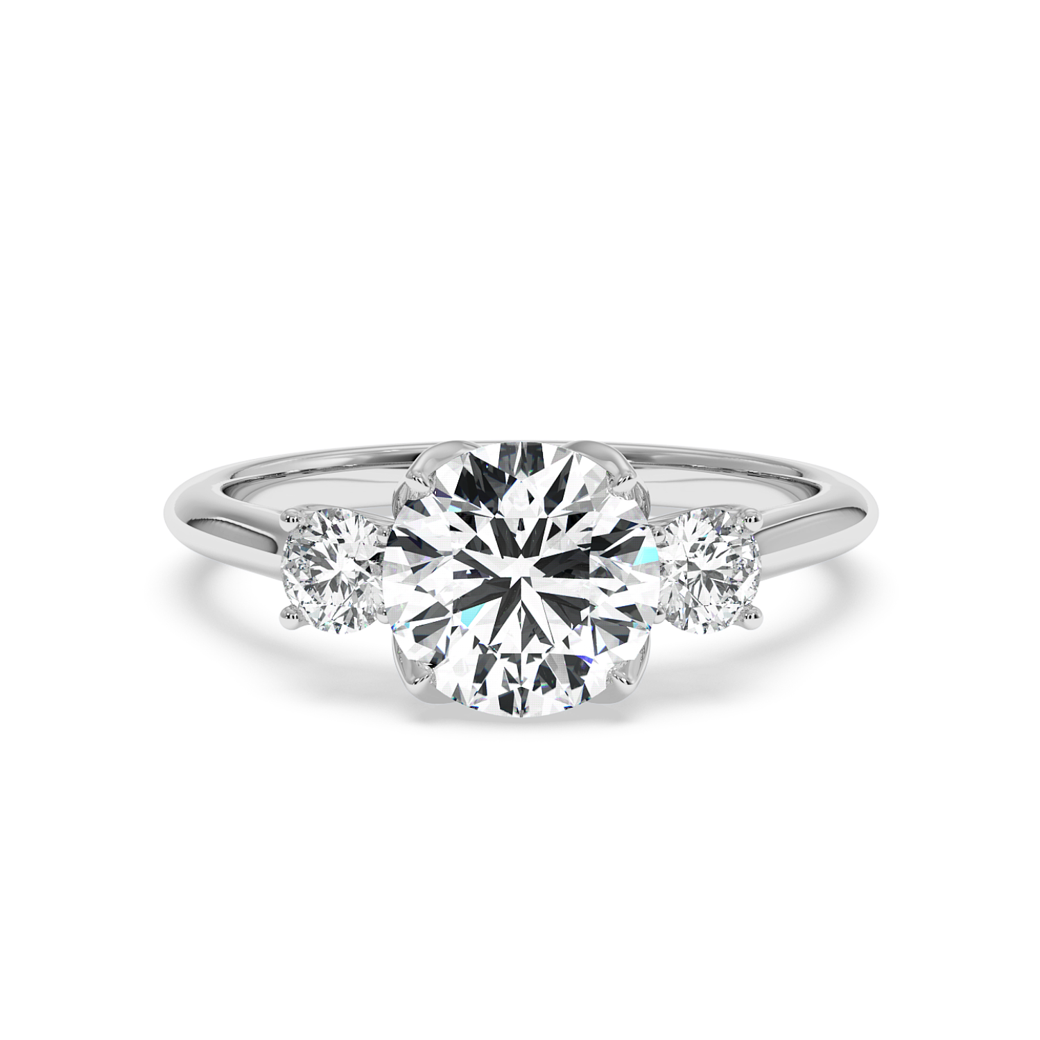 18K White Gold Dolce Engagement Ring