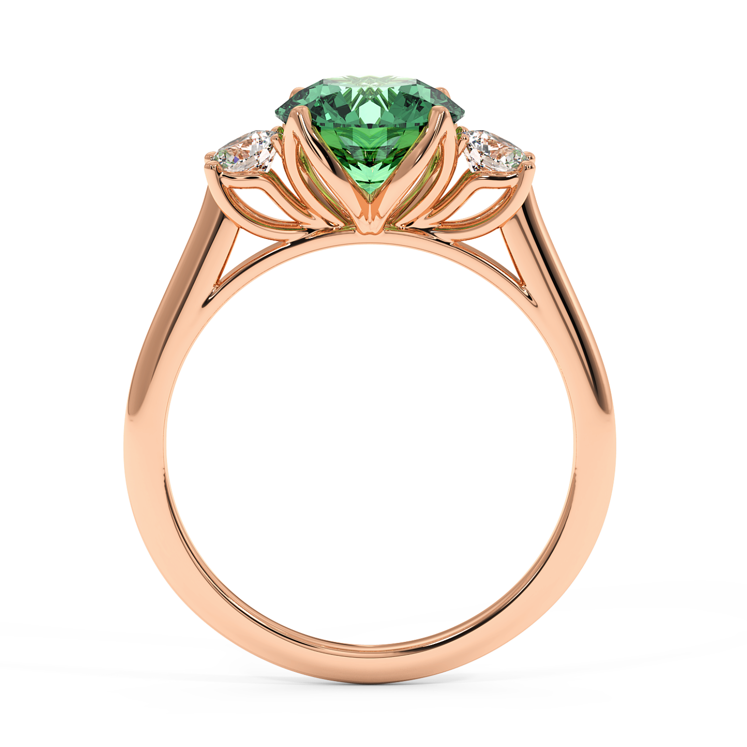 18K Rose Gold Dolce Engagement Ring