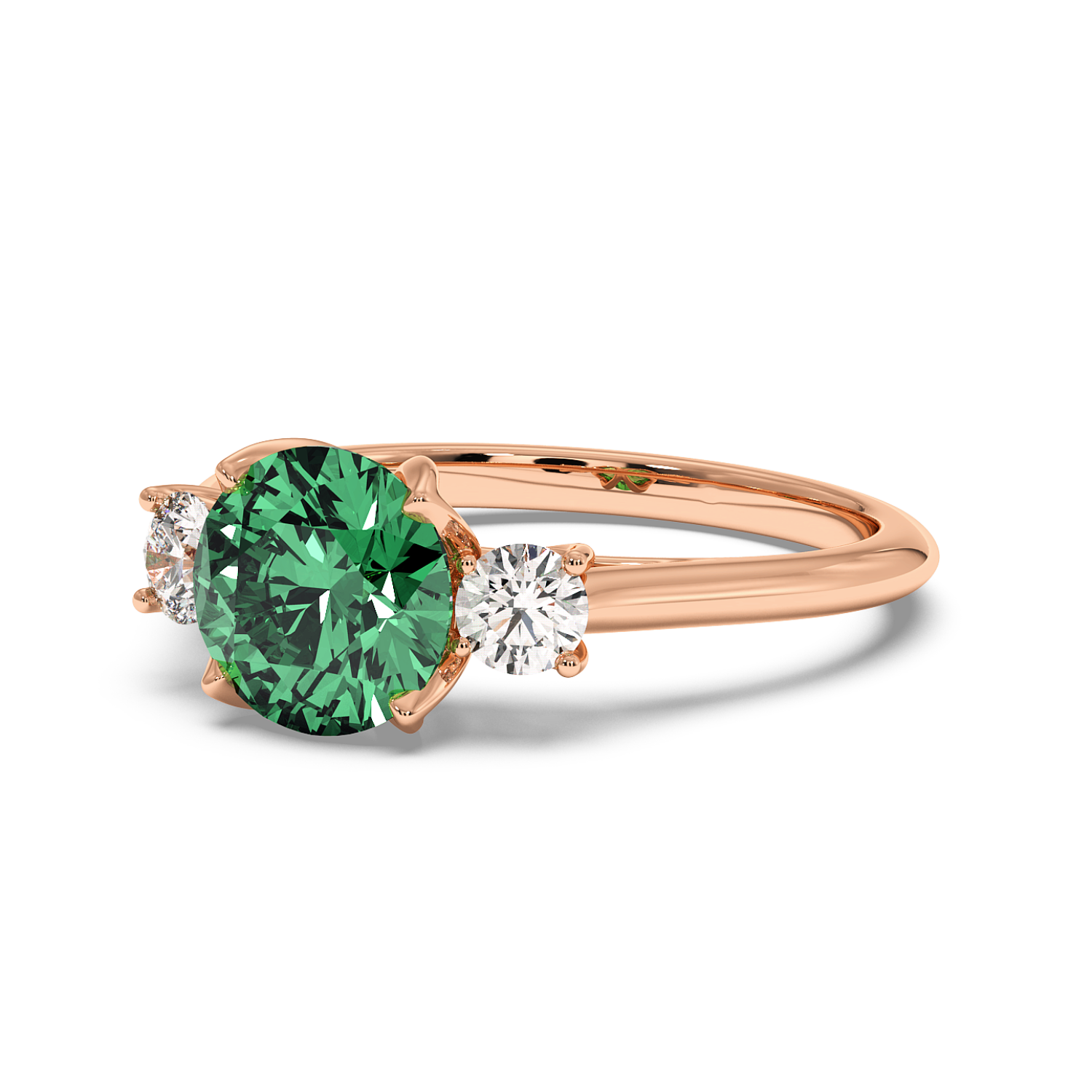 18K Rose Gold Dolce Engagement Ring