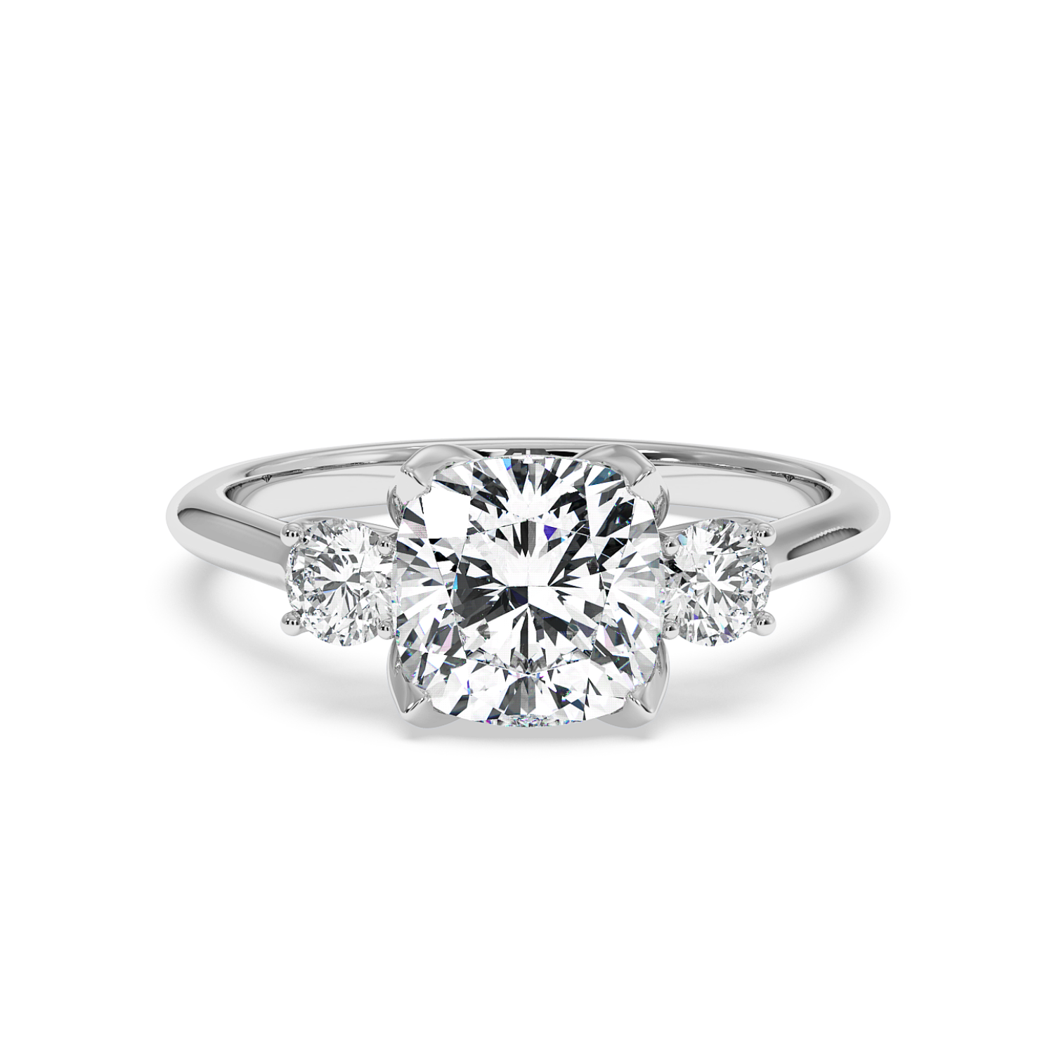 18K White Gold Dolce Engagement Ring