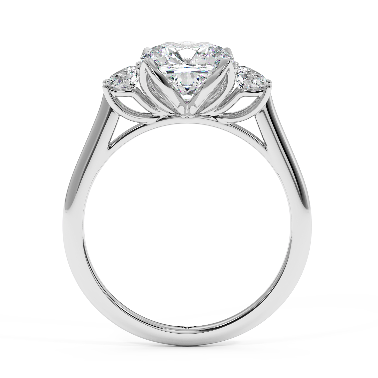 18K White Gold Dolce Engagement Ring